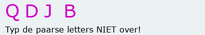 Bevestigingscode