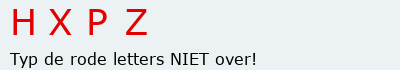 Bevestigingscode
