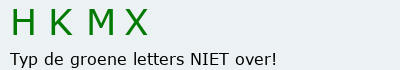 Bevestigingscode