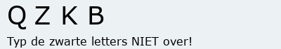 Bevestigingscode