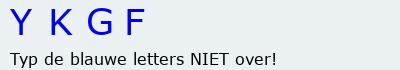 Bevestigingscode