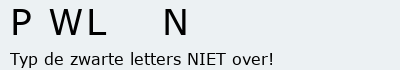 Bevestigingscode