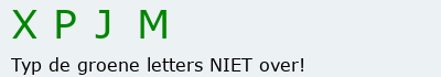Bevestigingscode