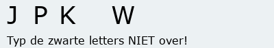 Bevestigingscode