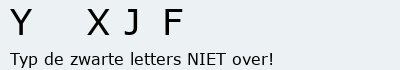 Bevestigingscode