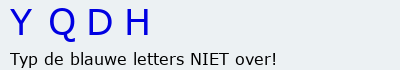 Bevestigingscode