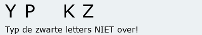 Bevestigingscode