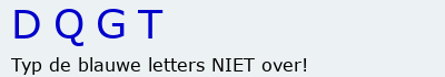 Bevestigingscode
