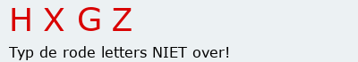 Bevestigingscode