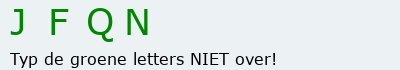 Bevestigingscode