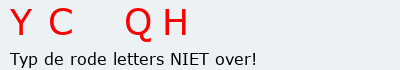 Bevestigingscode