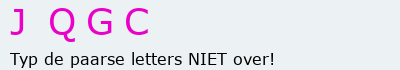Bevestigingscode