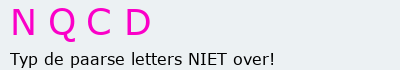 Bevestigingscode