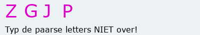 Bevestigingscode