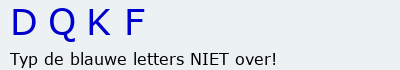 Bevestigingscode