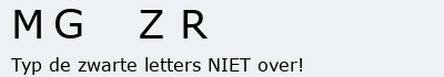 Bevestigingscode
