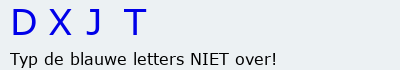 Bevestigingscode