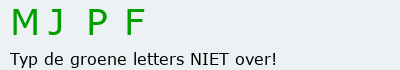 Bevestigingscode