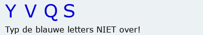 Bevestigingscode