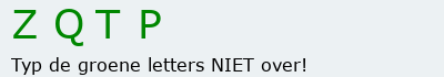 Bevestigingscode