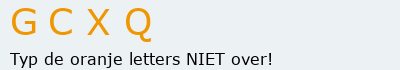 Bevestigingscode