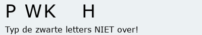Bevestigingscode