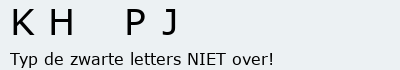 Bevestigingscode