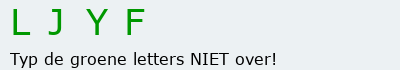 Bevestigingscode