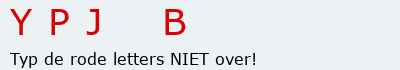 Bevestigingscode