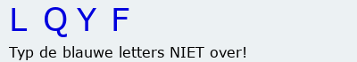 Bevestigingscode
