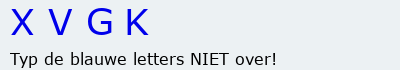 Bevestigingscode