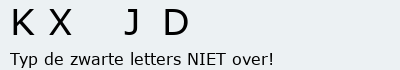 Bevestigingscode