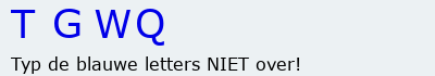 Bevestigingscode