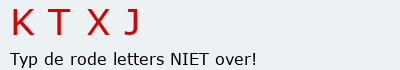 Bevestigingscode