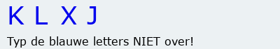Bevestigingscode