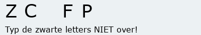 Bevestigingscode