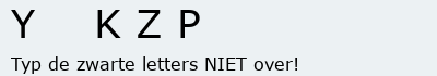 Bevestigingscode