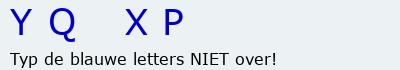 Bevestigingscode