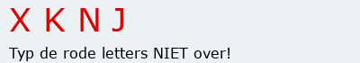 Bevestigingscode