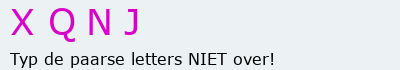 Bevestigingscode