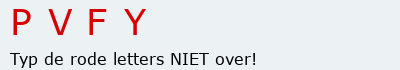 Bevestigingscode