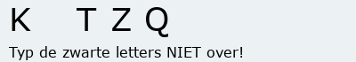 Bevestigingscode