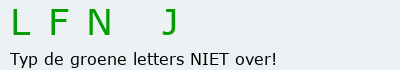 Bevestigingscode