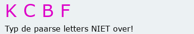 Bevestigingscode