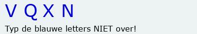 Bevestigingscode