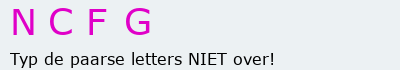 Bevestigingscode