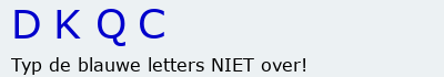 Bevestigingscode