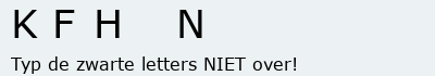 Bevestigingscode