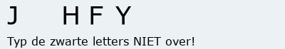 Bevestigingscode