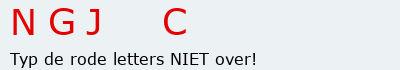 Bevestigingscode